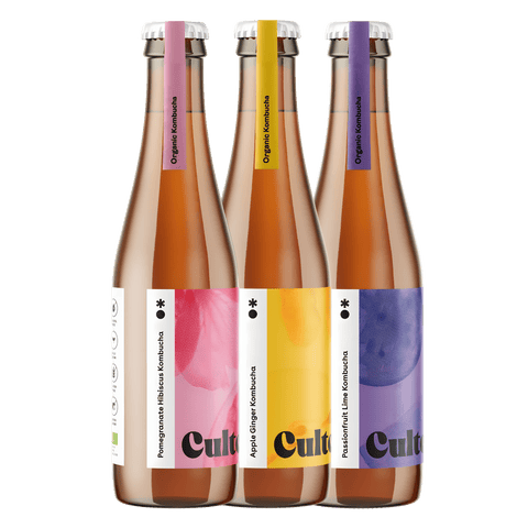 Cultcha Organic Kombucha is available at Organic Soda Pops