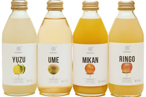 Kimino Sparkling Organic Fruit Drinks are available at Organic Soda Pops