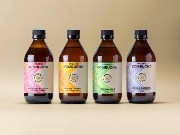 Kommunity Brew Organic Kombucha is available at Organic Soda Pops.