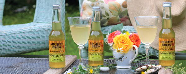 Mighty Brew Premium Organic Kombucha is available at Organic Soda Pops