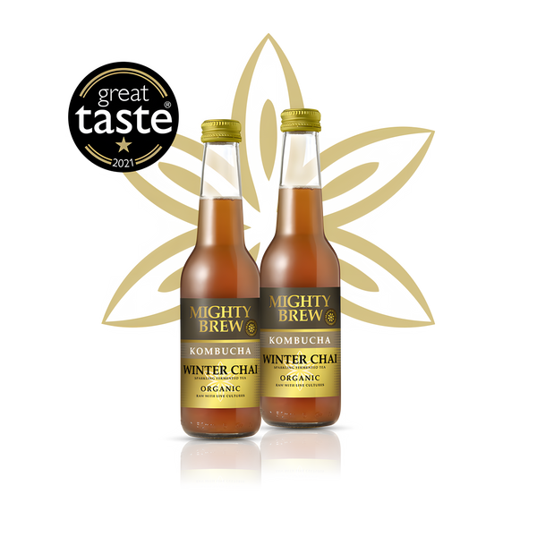 Mighty Brew Premium Organic Kombucha is available at Organic Soda Pops