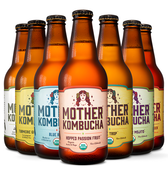 Mother Organic Kombucha is available at Organic Soda Pops