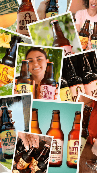 Mother Organic Kombucha is available at Organic Soda Pops