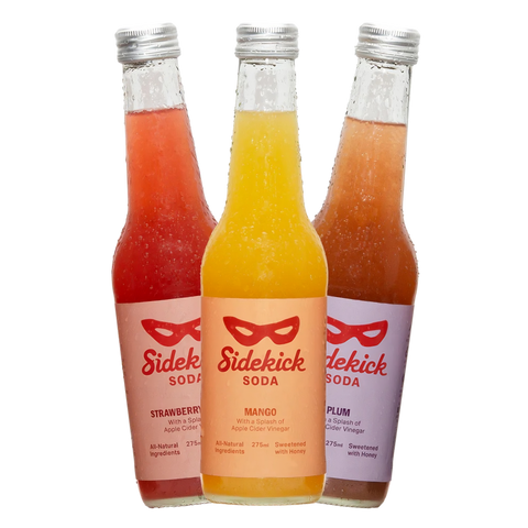Sidekick All Natural Soda is available at Organic Soda Pops