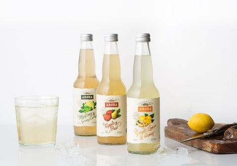 Aroha Natural Sodas available at Organic Soda Pops