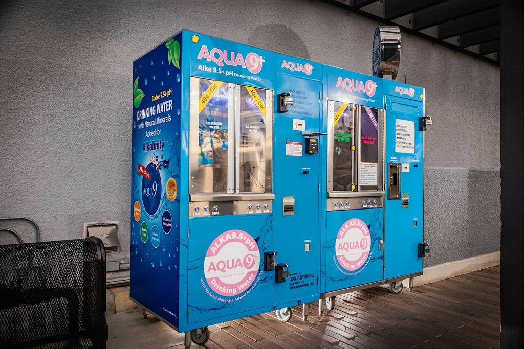 Alkaline Water Vending Machine Organic Soda Pops