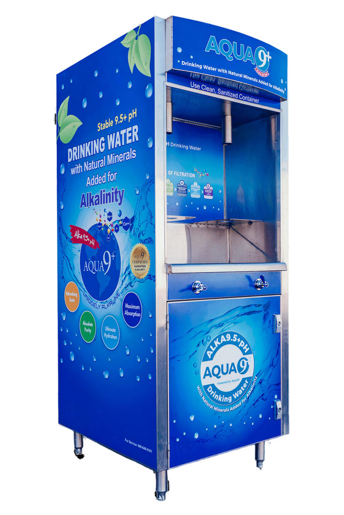 Alkaline Water Vending Machine Organic Soda Pops