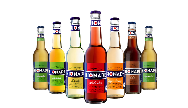 Bionade organic soda is available at Organic Soda Pops