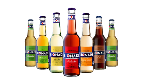 Bionade organic soda is available at Organic Soda Pops