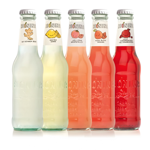 Bionina Organic Sparkling Drinks are available at Organic Soda Pops
