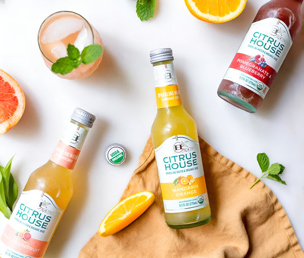 Citrus House premium Italian sparkling citrus beverage with refreshing bubbles