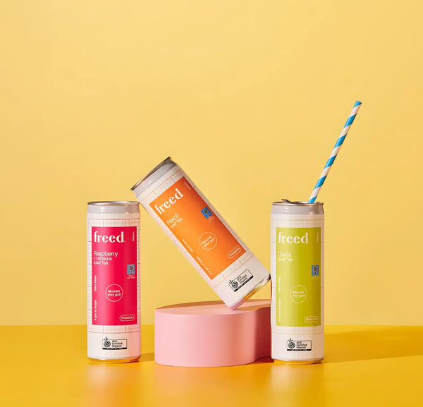 Freed organic tea soda alternative with clean natural ingredients