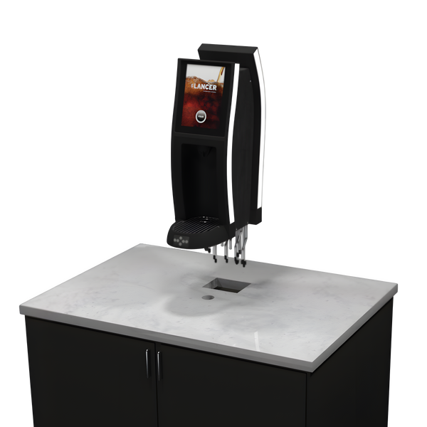 Lancer Touch Screen Tower Soda Fountain is available at Organic Soda Pops.