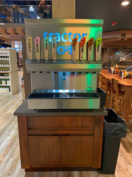 Lancer Worldwide custom designed beverage dispenser is available at Organic Soda Pops.