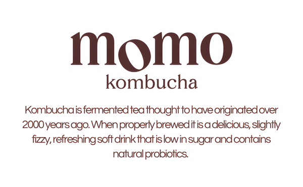 MOMO Organic Kombucha is available at Organic Soda Pops