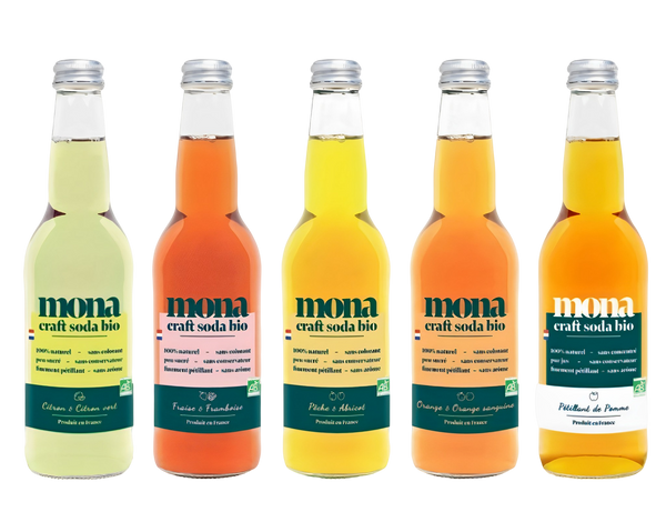 Mona Organic Craft Soda  is available at Organic Soda Pops