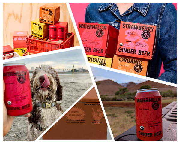 Purchase Moonglade Organic Ginger Beer and Organic Root Beer Wholesale at Organic Soda Pops.