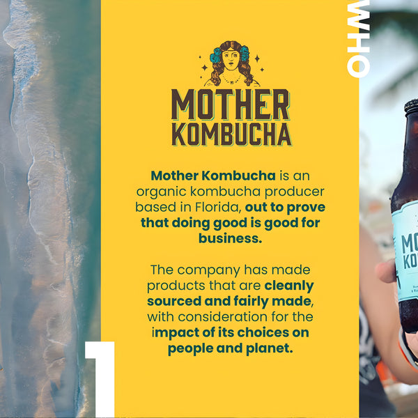 Mother Organic Kombucha is available at Organic Soda Pops