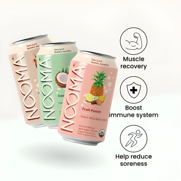 NOOMA organic wellness soda health information