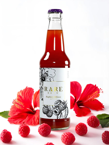 Rare Brew sparkling tea premium functional tea beverage alternative to soda for cafes and hospitality