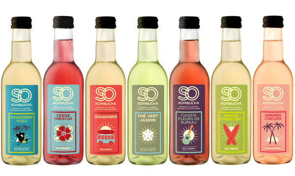 SO Organic Kombucha is available at Organic Soda Pops