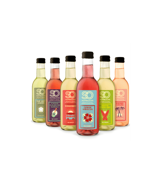 SO Organic Kombucha is available at Organic Soda Pops