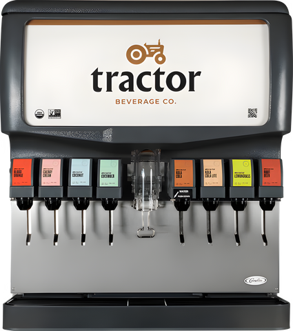 Tractor organic fountain soda is available at organicsodapops.com