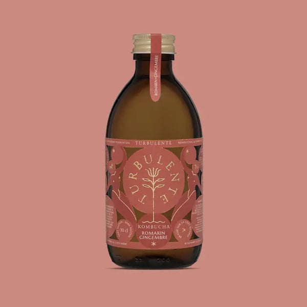 Turbulente Organic Kombucha natural probiotic drink