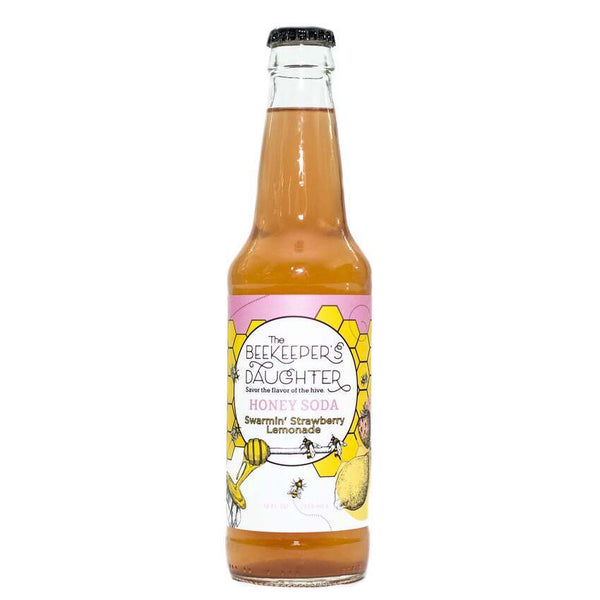 The Beekeepers Daughter Swarmin Strawberry LemonadeHoney Soda 