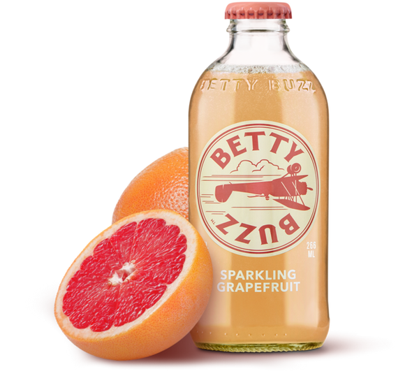 Betty Buzz All Natural Sparkling Grapefruit Available At Organic Soda Pops