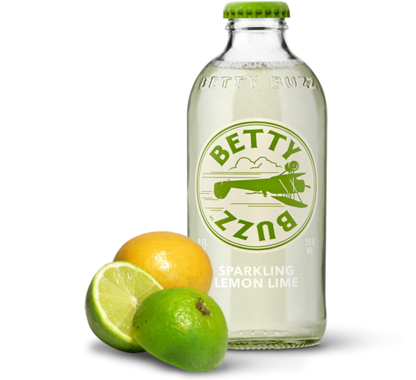 Betty Buzz All Natural Sparkling Lemon Lime Available At Organic Soda Pops
