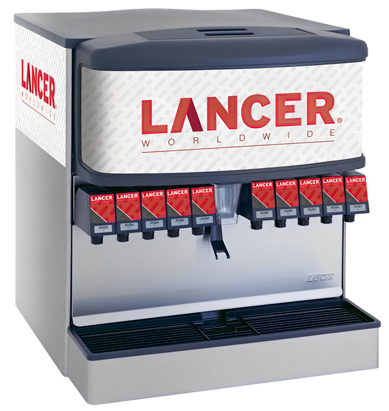 The Lancer IBD 30 (10VL) Cube self serve fountain soda machine is available at Organic Soda Pops.