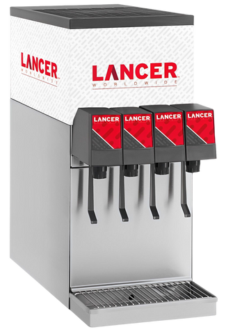 The Lancer CED 500 electric counter soft drink dispenser is available at Organic Soda Pops.
