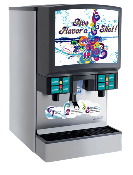 The Lancer Flavor Select 22 soda fountain machine is available at Organic Soda Pops.