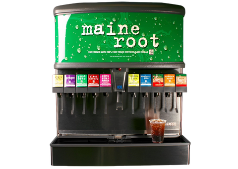 Maine Root fair-trade natural fountain soda is available at Organic Soda Pops