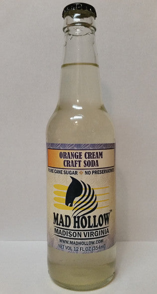Mad Hollow Orange Cream Craft Soda