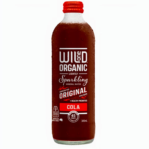 Wild One Organic Cola available at Organic Soda Pops