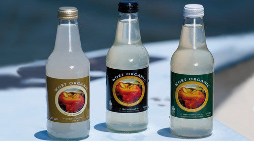 Wort Organic Soft Drinks available at Organic Soda Pops
