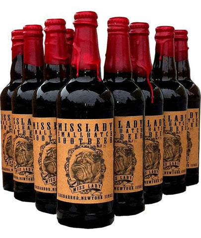 Miss Lady All Natural Root Beer available at Organic Soda Pops