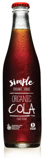 Simple Organic Cola is available at Organic Soda Pops